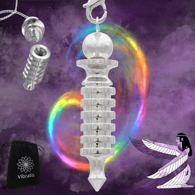Divination pendulum for dowsing - Egyptian silver isis