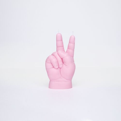 Candle Hand Baby - Peace Pastel Pink