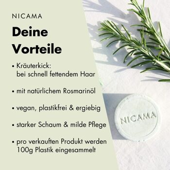 Shampoing Solide NICAMA - Romarin 6