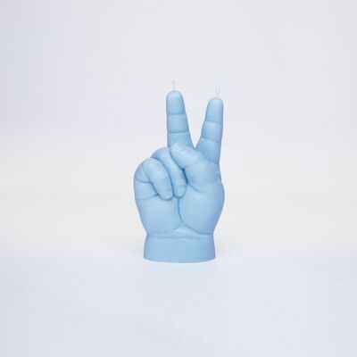 CandleHand Baby - Bleu Pastel Peace