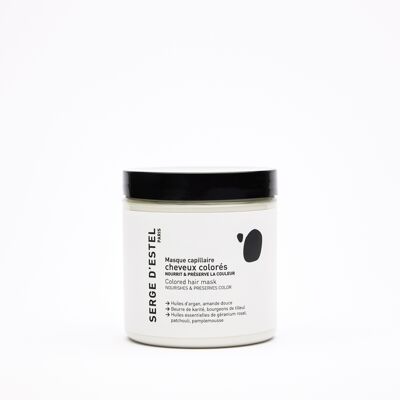 Masque Cheveux colorés - 98,9% Naturel - Vegan - Fortifie, restructure et maintient l’hydratation dans la fibre capillaire - 250g