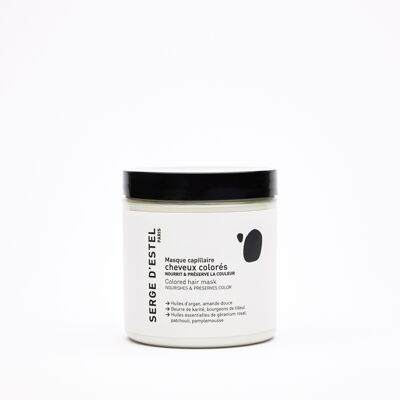 Colored Hair Mask - 98.9% Natural - Vegan - Fortifies, restructures and maintains hydration in the hair fiber - 250g