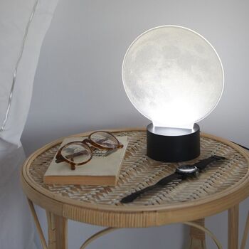 Lampe de table, Moon, câble USB incl. 2