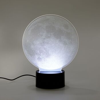 Lampe de table, Moon, câble USB incl. 3