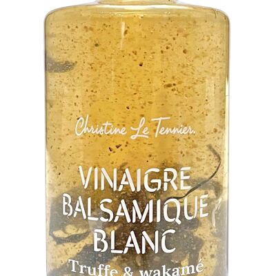 VINAIGRE BALSAMIQUE BLANC Truffe & Wakamé