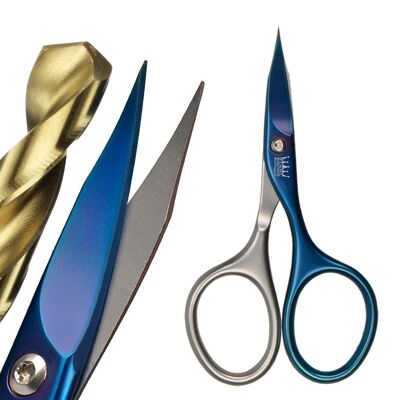 Manicure scissors, dark blue