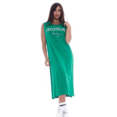 VESTIDO VERDE DE LUJO