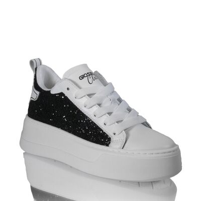 NILL BIANCO GLITTER NERO