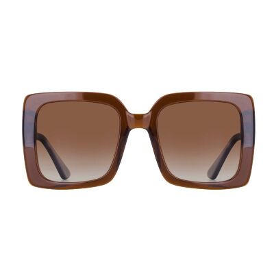 B057 - CROISETTE Sunglasses - CHOCOLATE