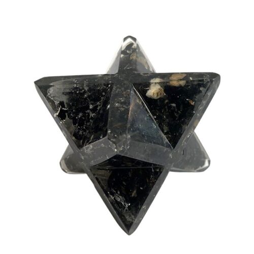 Orgonite Merkaba Star, Black Obsidian