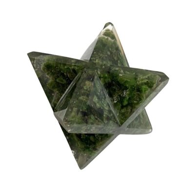 Orgonite Merkaba Star, Avventurina Verde
