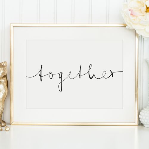 Poster 'Together' - DIN A4