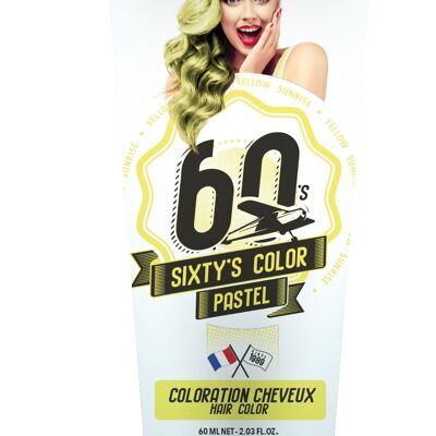 Colore giallo degli anni '60 dell'alba