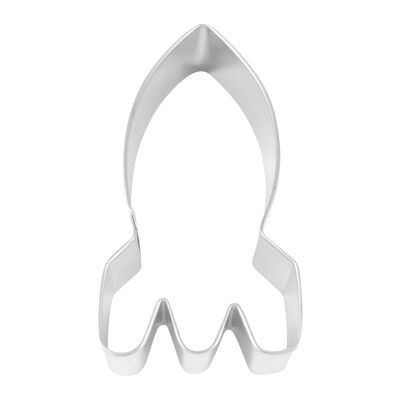 Space Rocket Tin-Plated Cookie Cutter