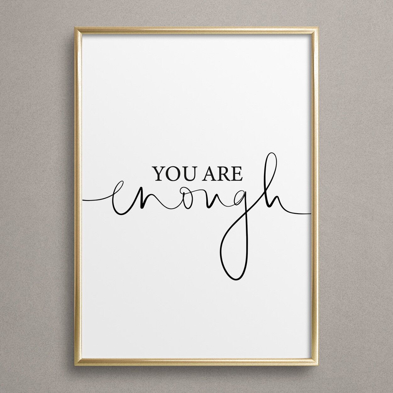 Manifesto "Sei abbastanza"