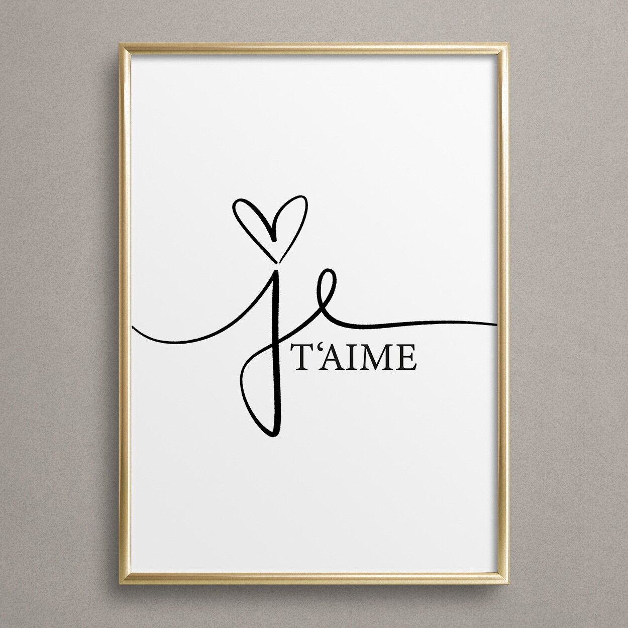 Poster 'Je t'aime'