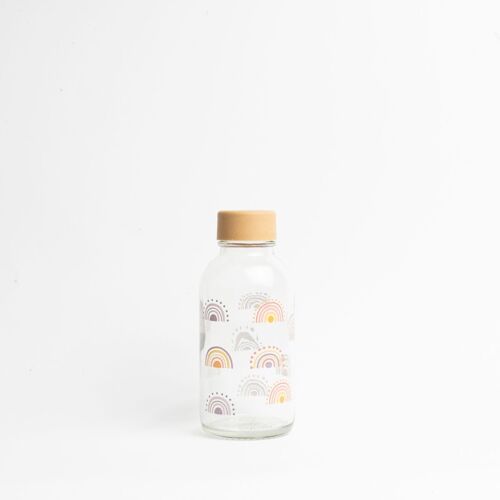 Trinkflasche aus Glas - CARRY Bottle BOHO RAINBOW 0,4l