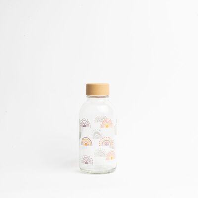 Glass drinking bottle - CARRY Bottle BOHO RAINBOW 0.4l