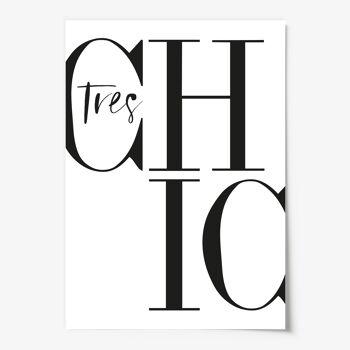 Affiche 'Tres Chic' - DIN A4 3