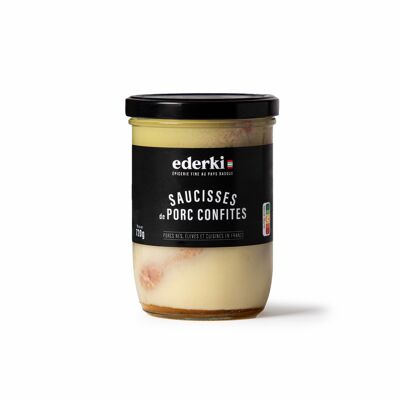 Saucisses de porc confites 720g