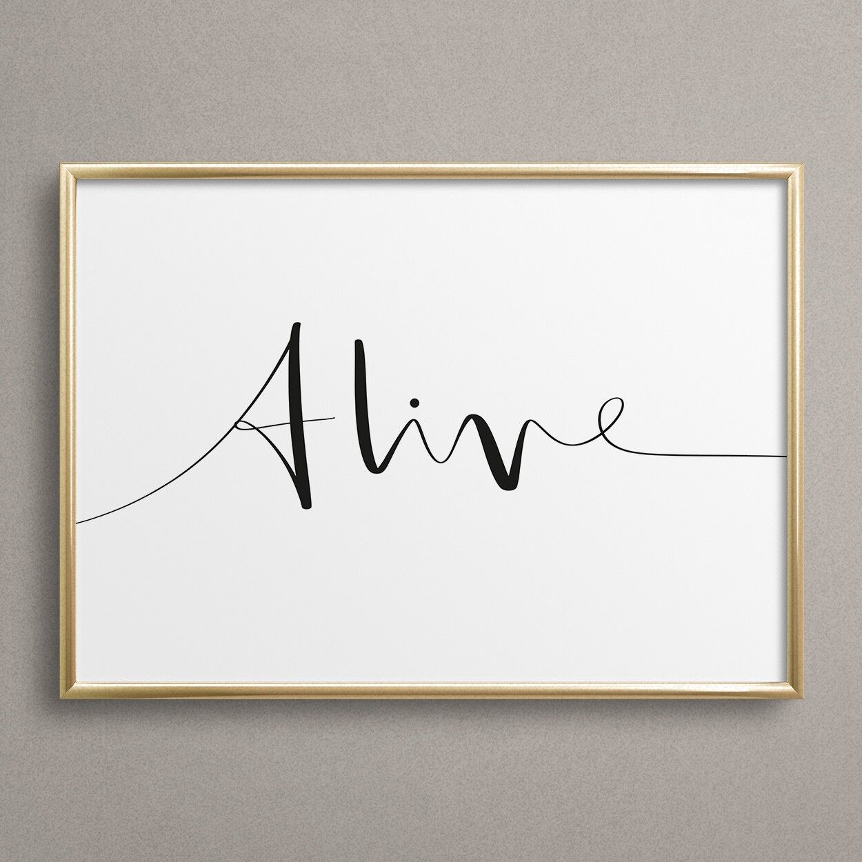 Poster 'Alive'