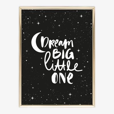 Poster 'Dream big little one' - DIN A4