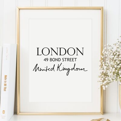 Affiche 'Londres' - DIN A4