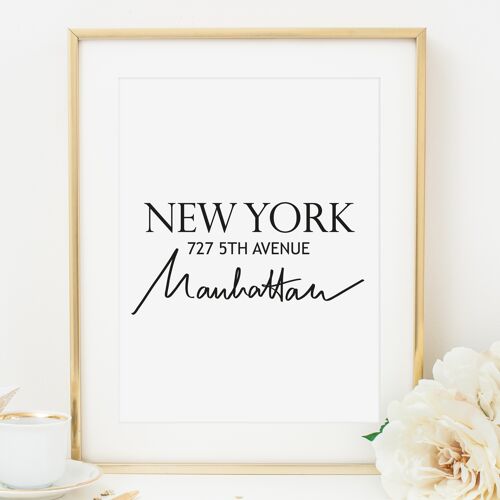Poster 'New York' - DIN A4