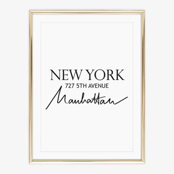 Affiche 'New York' - DIN A4 2