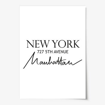 Affiche 'New York' - DIN A4 3