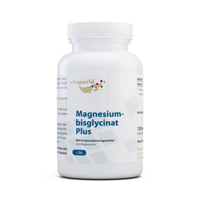 Bisglycinate de Magnésium Plus (120 gélules)