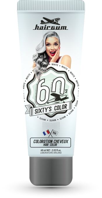 White Sixty'S Color 1