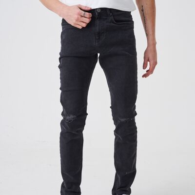 F22 Jeans Skinny Fit Schwarze Waschung