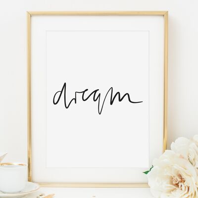 Affiche 'Dream' - DIN A4