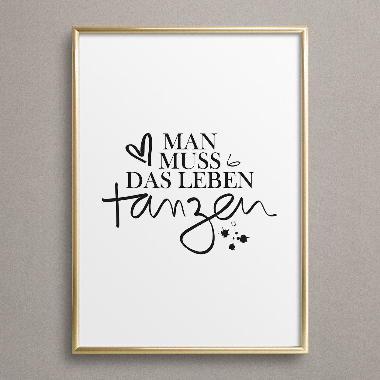 Manifesto "Bisogna ballare la vita"