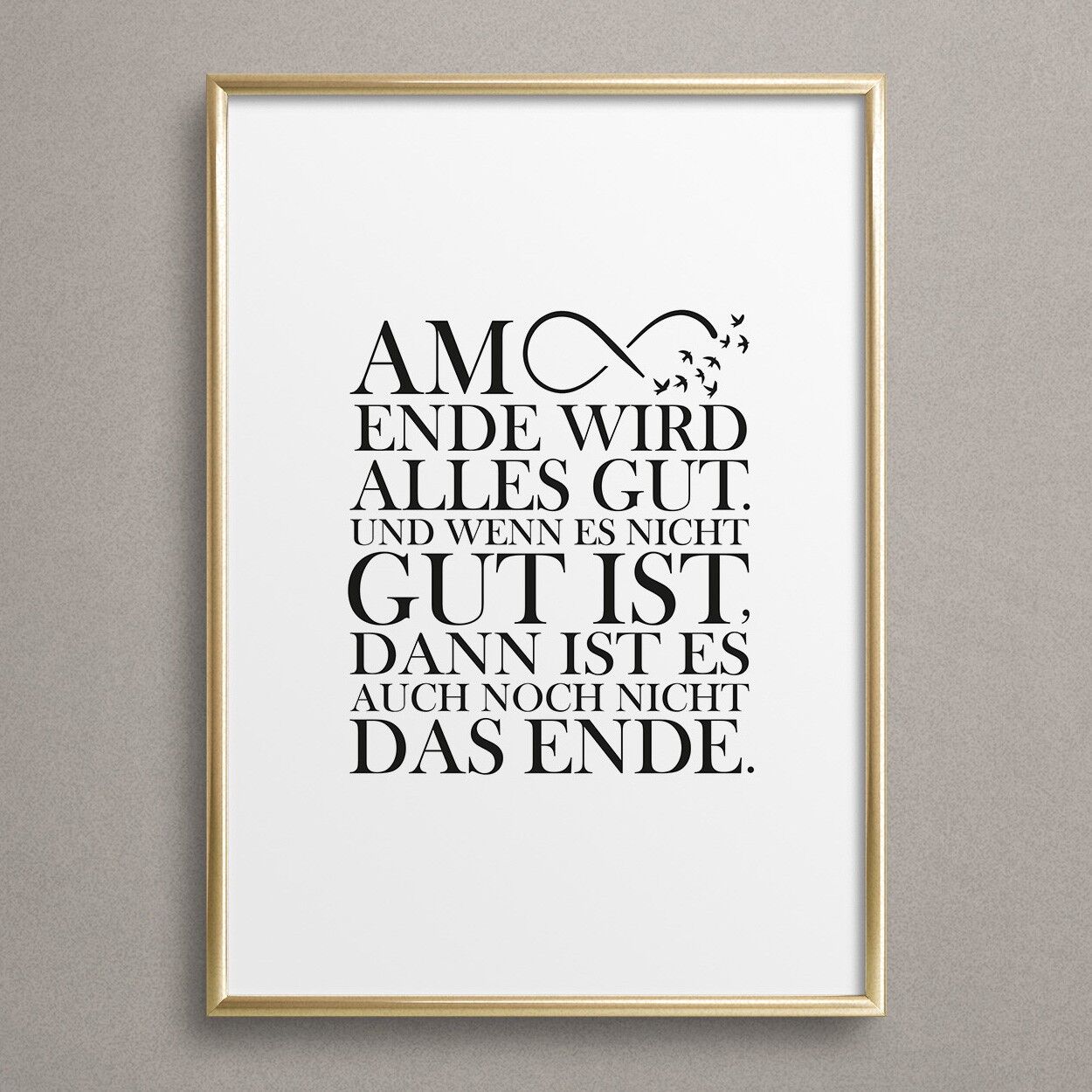 Affiche « À la fin, tout ira bien »