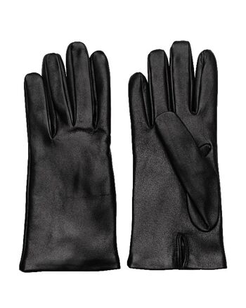 CACHEMIRE CLASSIQUE | GANTS FEMME | NOIR DE JAIS 1