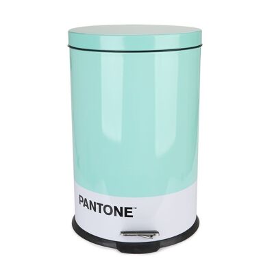Dustbin, Pantone, turquoise, 20 L, metal
