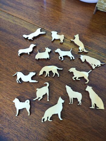 Empilez les chiens, Empilez et équilibrez les miniatures de jouets de chiens, Cadeau pour les amoureux des chiens 8