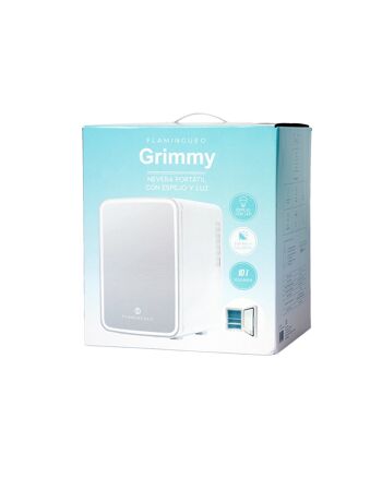 Mini réfrigérateur 10L - Réfrigérateur à cosmétiques avec miroir et lumière avec fonction chaud et froid 14