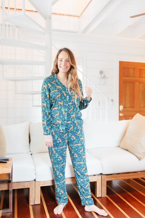 Jungle Cats Long Sleepwear Set