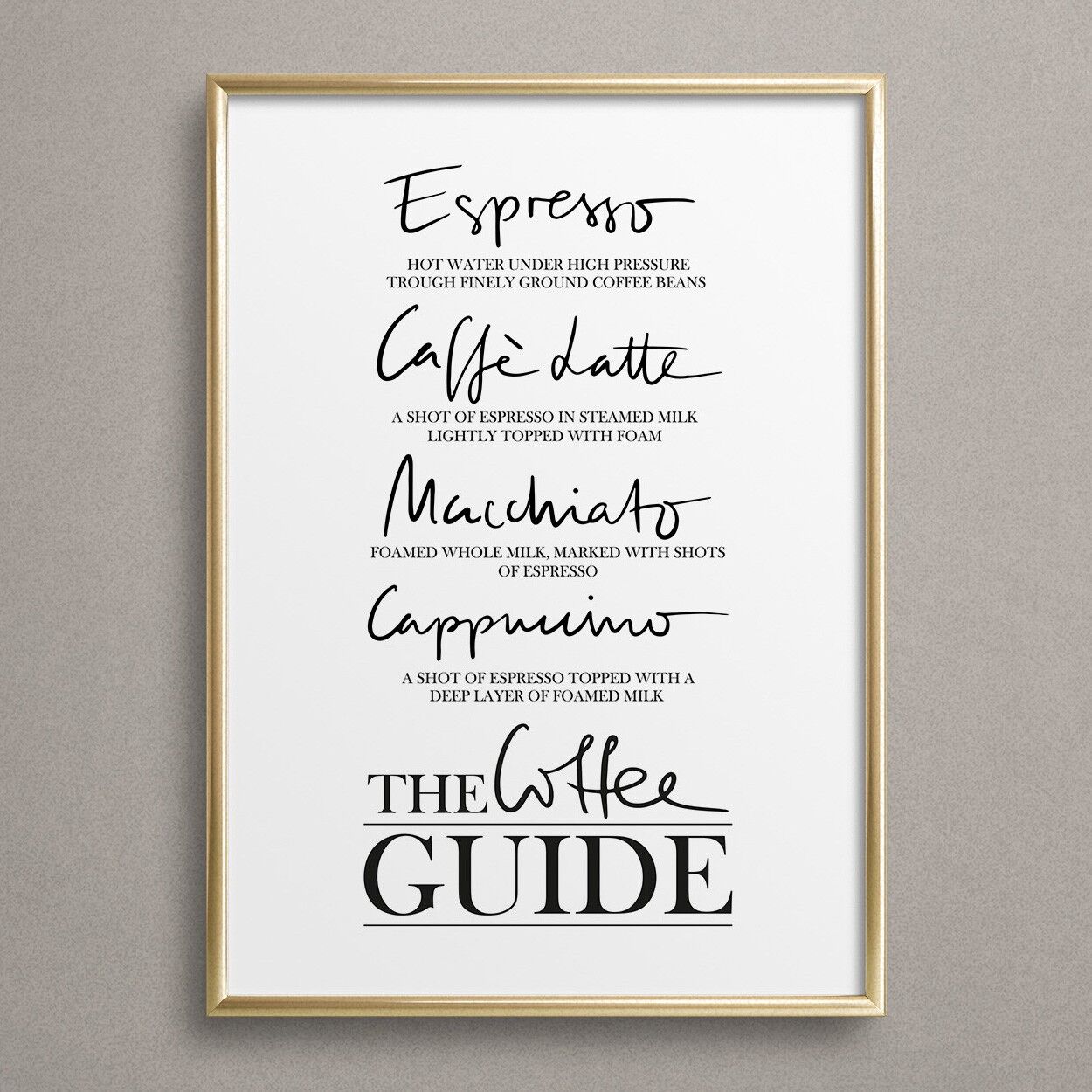 Afiche 'La Guía del Café'