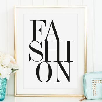 Affiche 'Fashion' - DIN A4 1