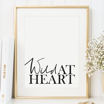 Affiche 'Wild at Heart' - DIN A4 1