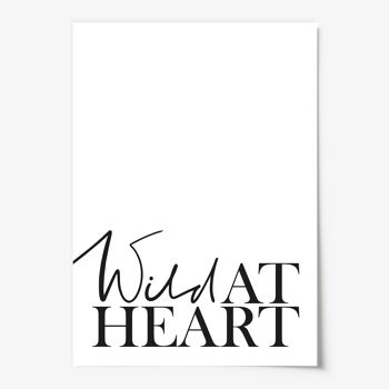 Affiche 'Wild at Heart' - DIN A4 3