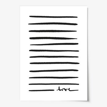 Affiche 'Love' - DIN A4 3