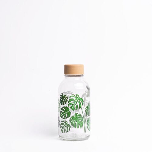 Trinkflasche aus Glas - CARRY Bottle GREEN LIVING 0,4l
