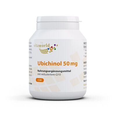 Ubiquinol 50 mg (120 cápsulas)
