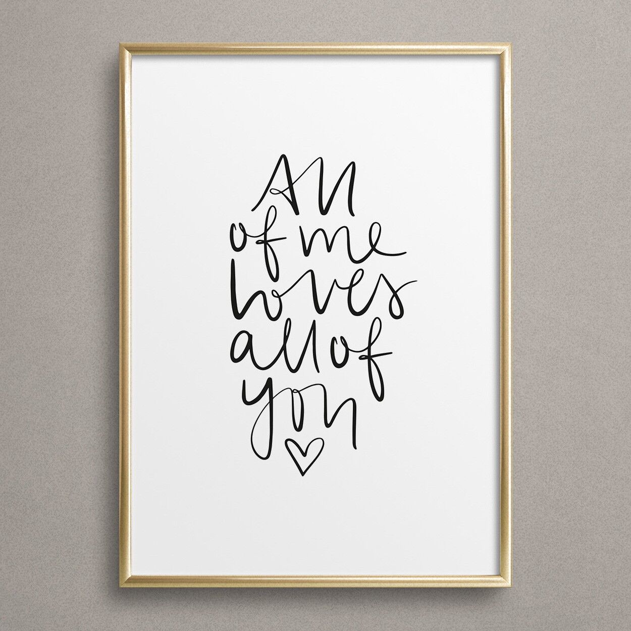 Manifesto "Tutto di me ama tutti di te"