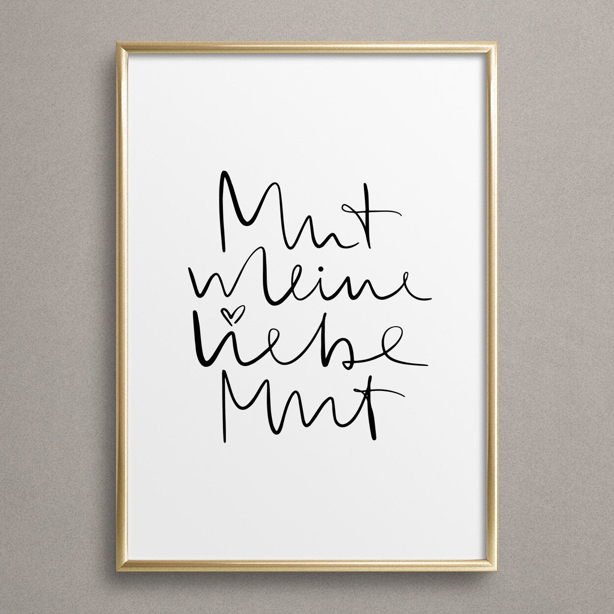 Manifesto 'Coraggio amore mio coraggio'